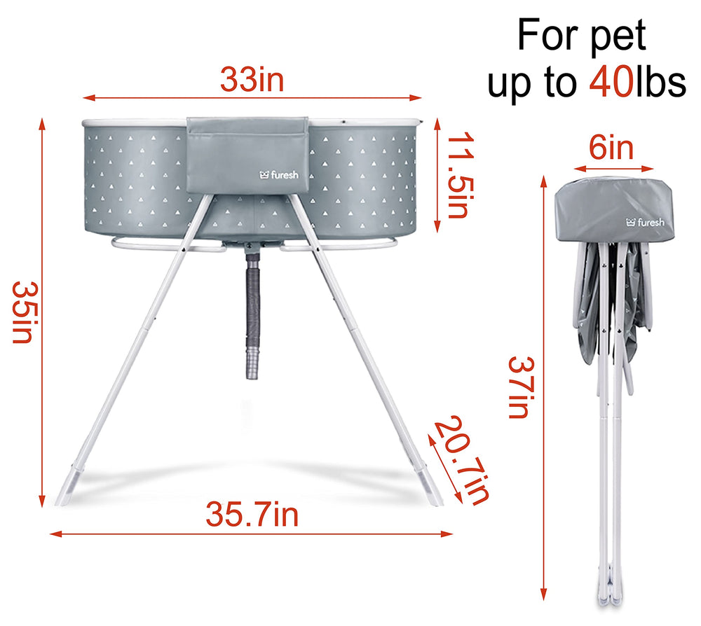Furesh Little Dipper side pockets keep shampoo within reach