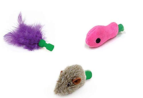 Furever by Fest replacement mouse attachment for Pop and Play promotes interactive hunting play.