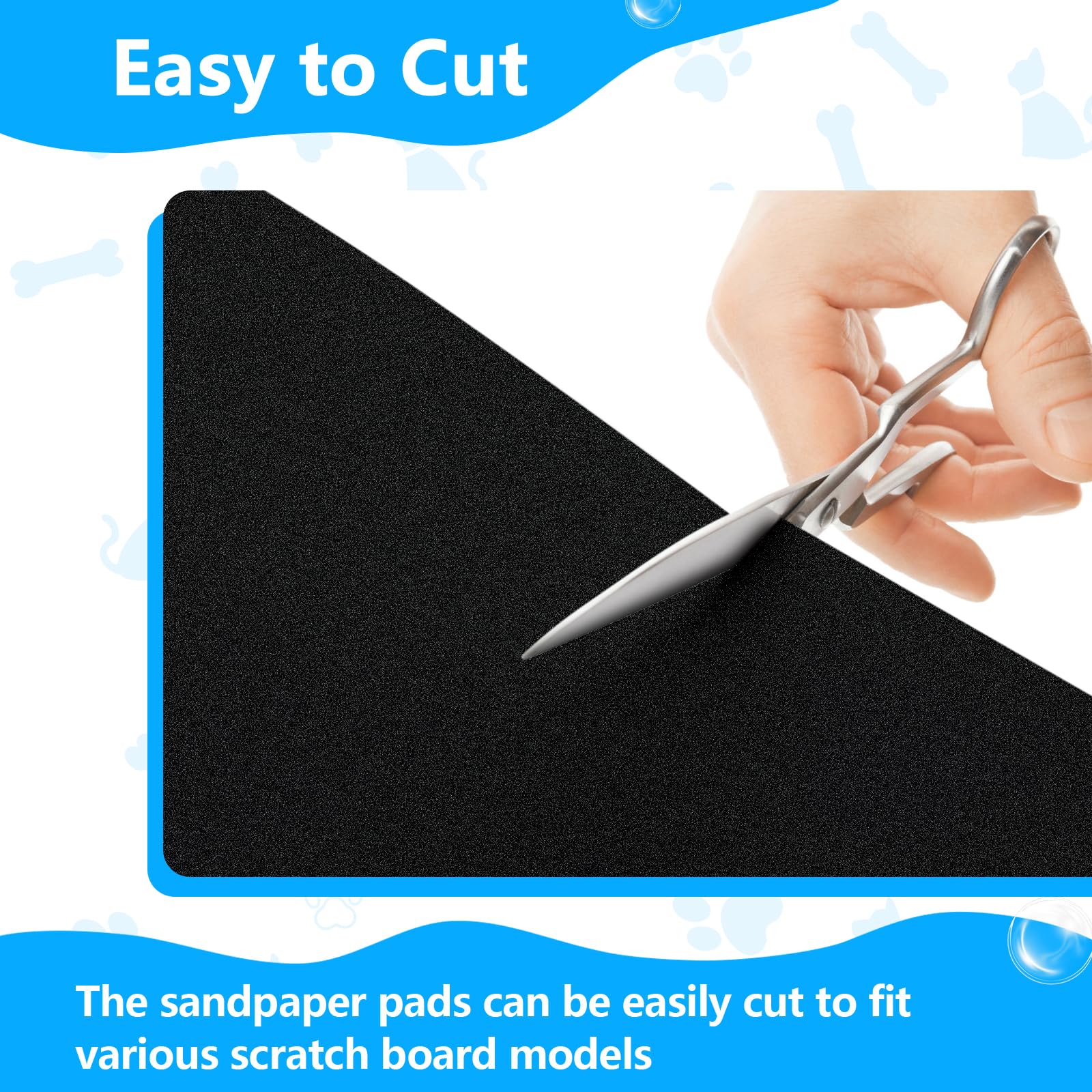 FurFlasher waterproof sandpaper pads resist wear for months of pet nail care