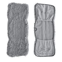 Furfox microfiber towel dries faster than regular towels, reducing post-bath blow-dry time.