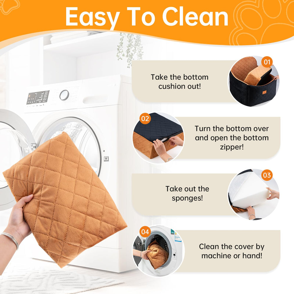 FurFrolic memory foam booster seat home-use option for at-home naps.
