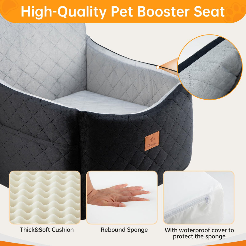FurFrolic dog-car-seat-20x20x20 fits pets up to 35 lbs in cars