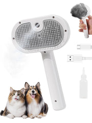 FURGO Cat Steam Brush double-sided for efficient fur removal and gentle grooming.