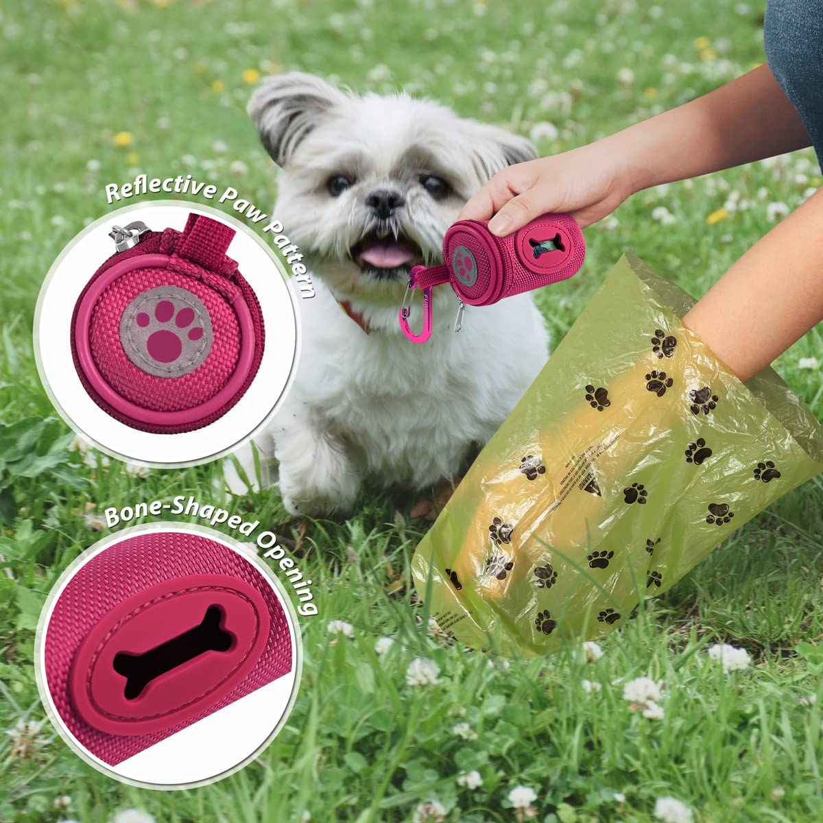 FURHAB 1680D nylon pouch material for durable odor-free use on trails