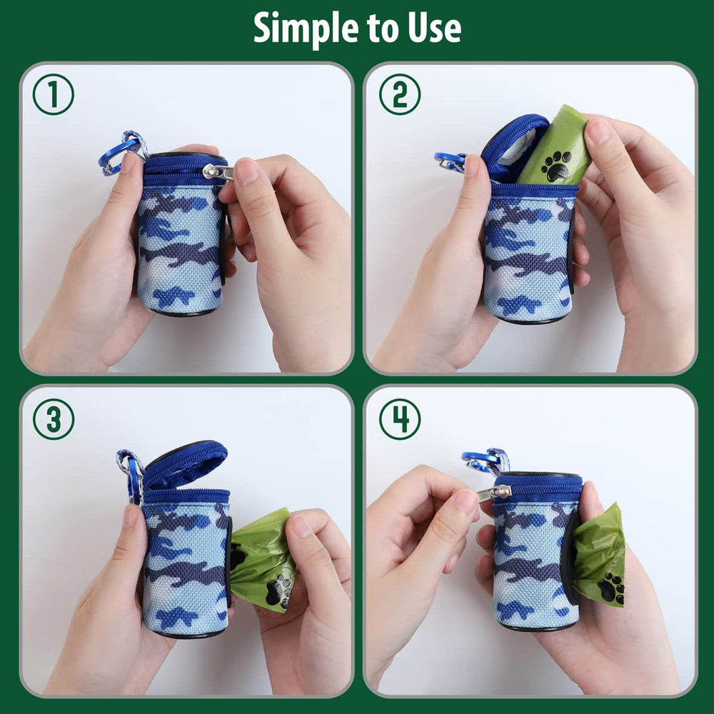 FURHAB bone-shaped opening demonstrates easy bag extraction on walks.