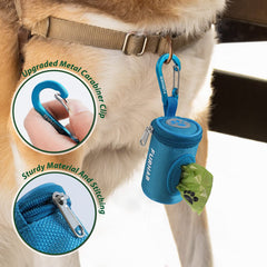 FURHAB soft fabric dog dispenser mounted on nylon oxford material for organization