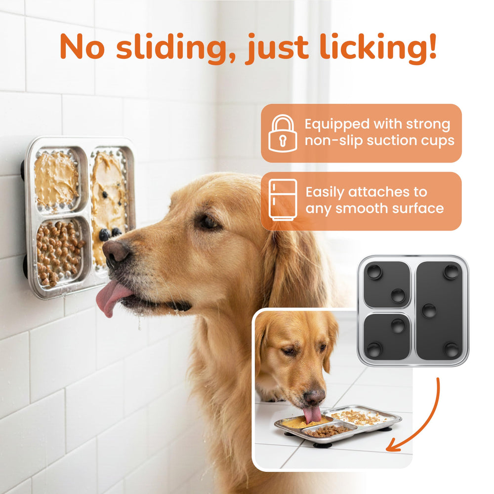 Furlithix bath-time lick mat supporting calmer grooming sessions