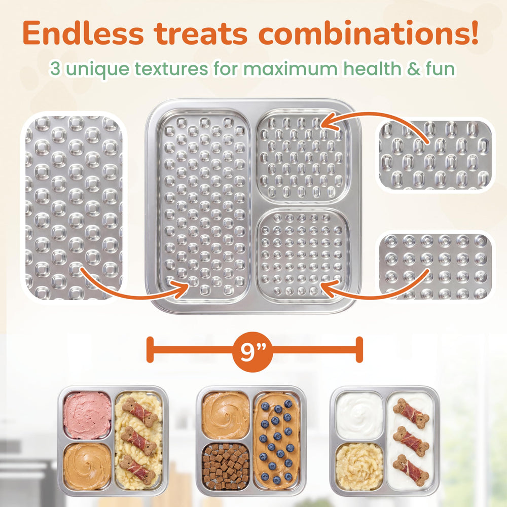 Furlithix easy-clean lick mat with rinse-friendly surface