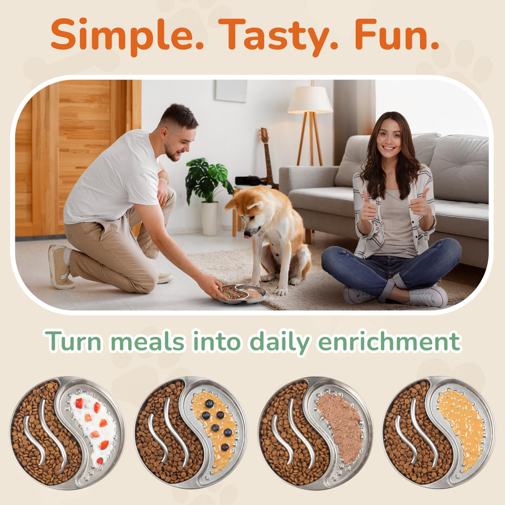 Furlithix pet mealtime enrichment setup suitable for training or calming routines.