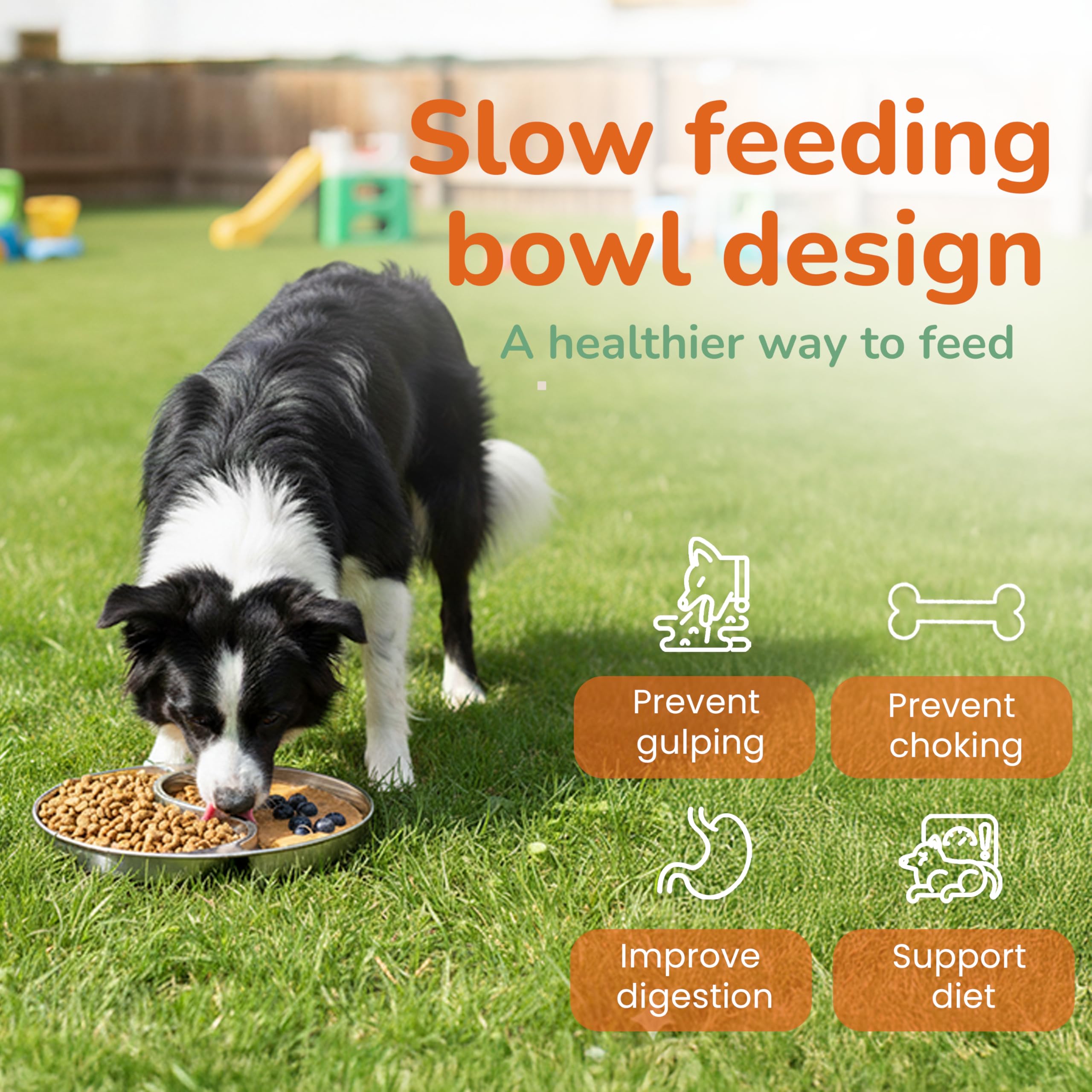 Furlithix slow-feeder design close-up with raised textures for engaging meals.