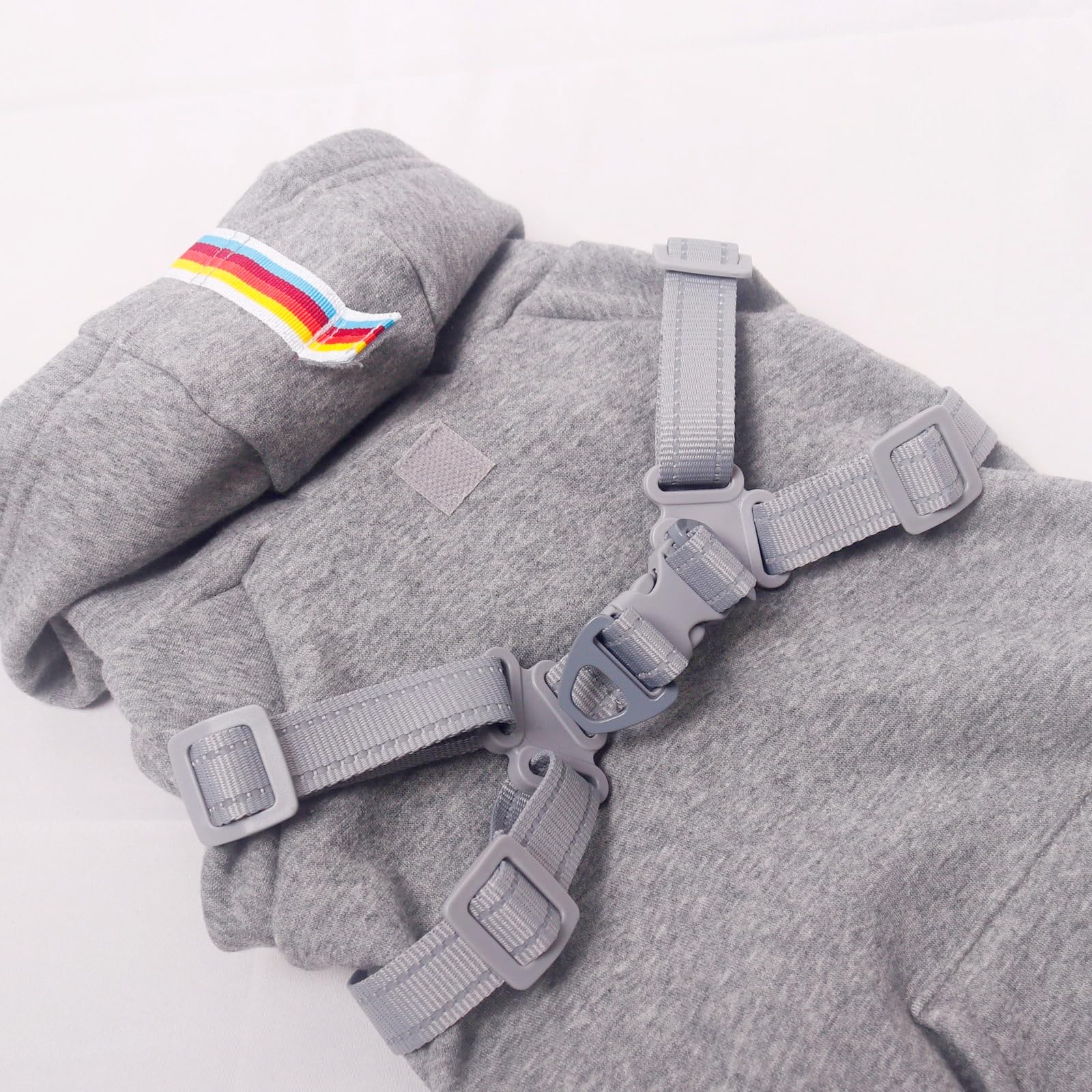 Furmate dog hoodie plush fleece interior delivers cozy warmth