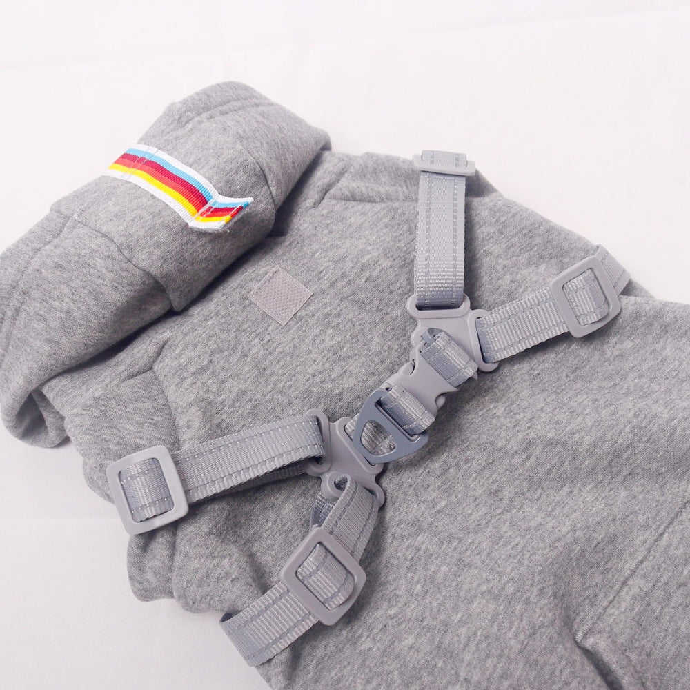 Furmate dog hoodie plush fleece interior delivers cozy warmth