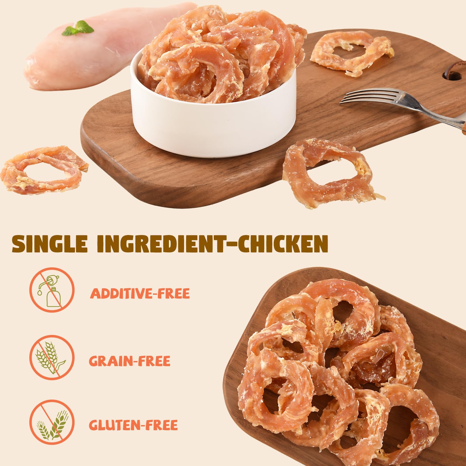 Furmate Dog Treats Ring Chew—ring-shaped chew that entertains dogs during play.