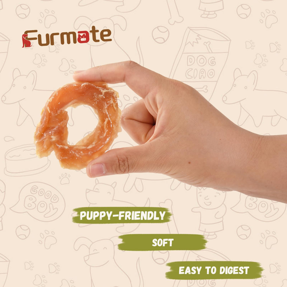 Furmate Rawhide-free dog snacks—protein-rich alternative without rawhide.