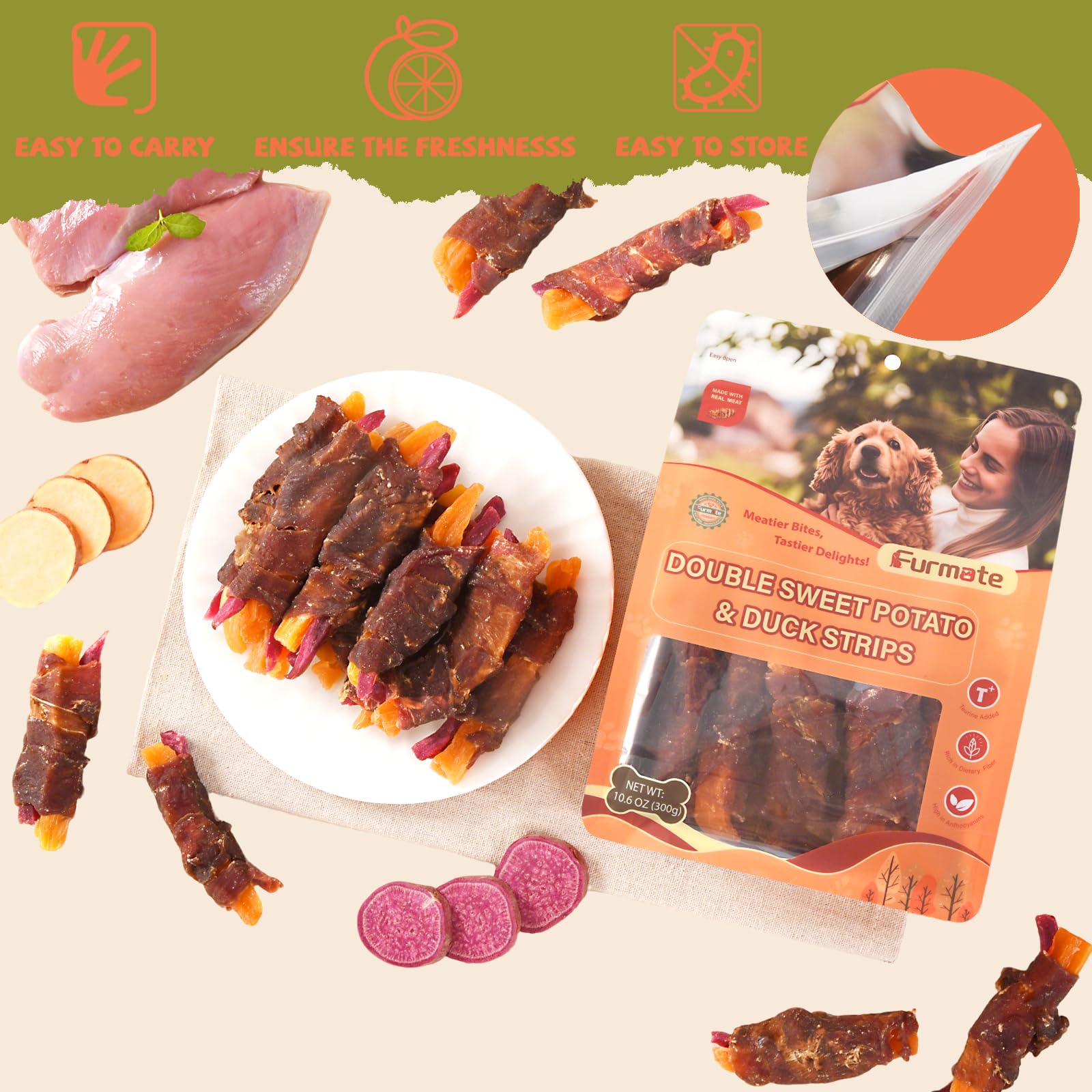 Furmate training rewards for dogs of all sizes in bowls.