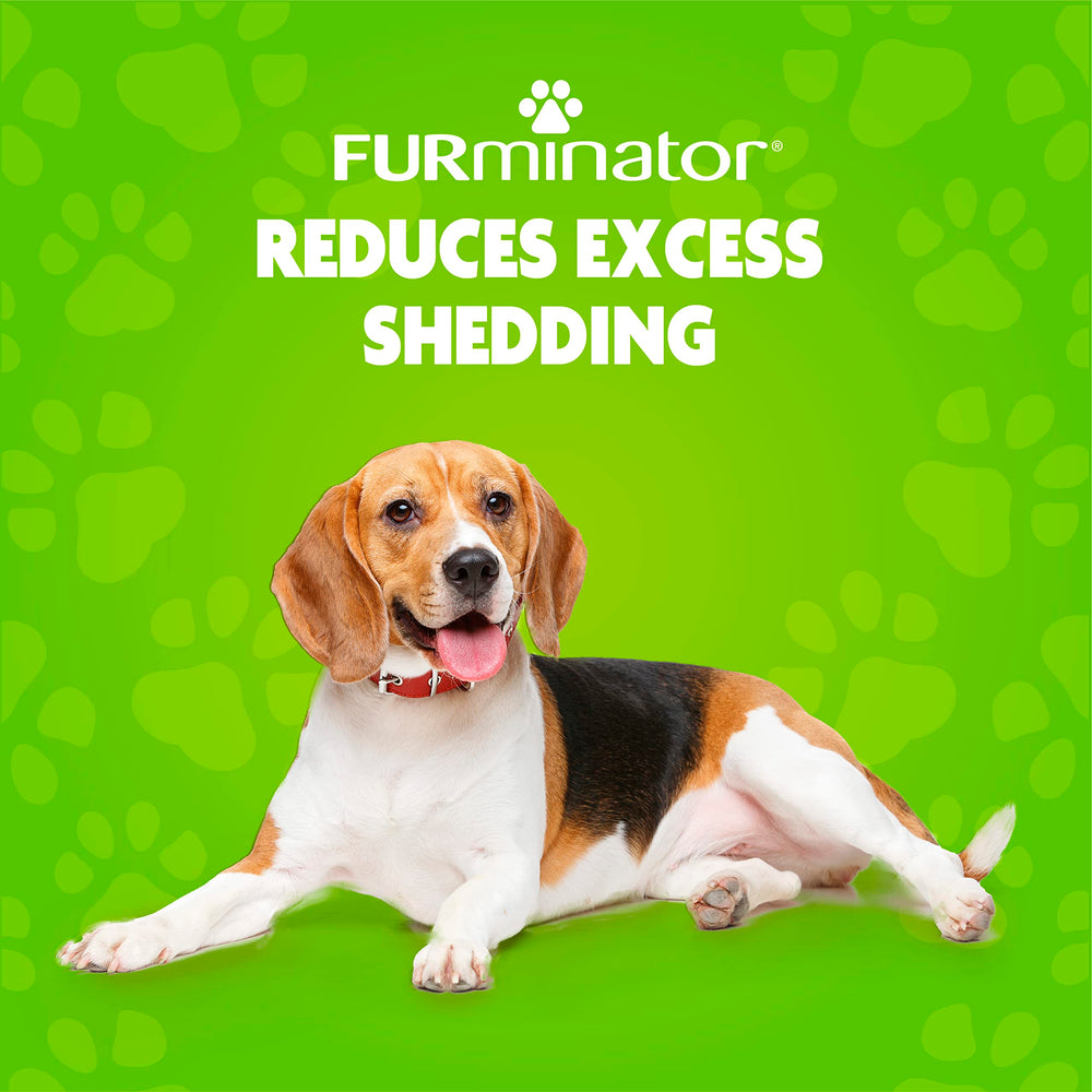 FURminator conditioner application promotes detangling and coat health