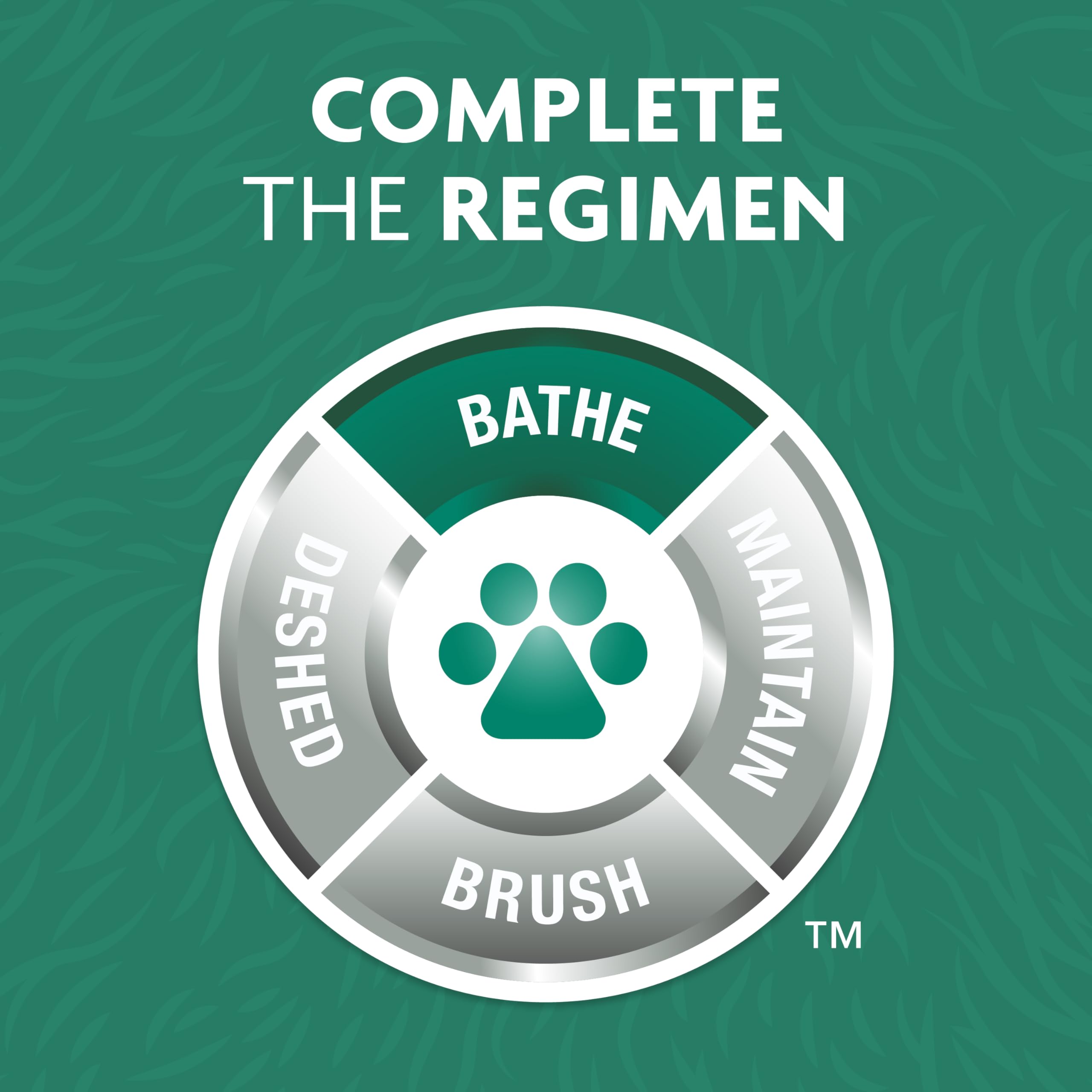 Bath time scene with dog enjoying routine using FURminator shampoo