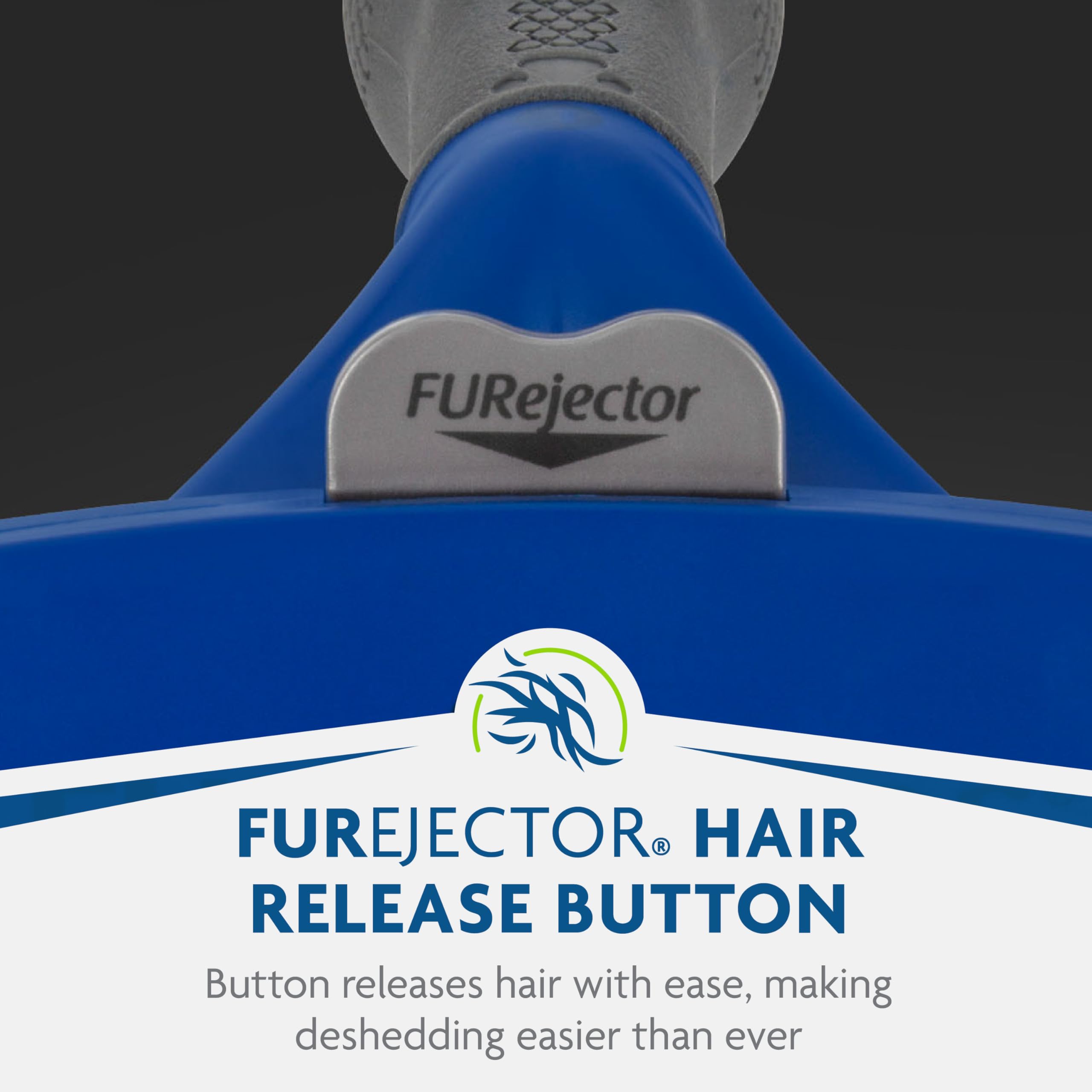 FURminator deshedding tool after-use hair release demonstrates tidy cleanup.