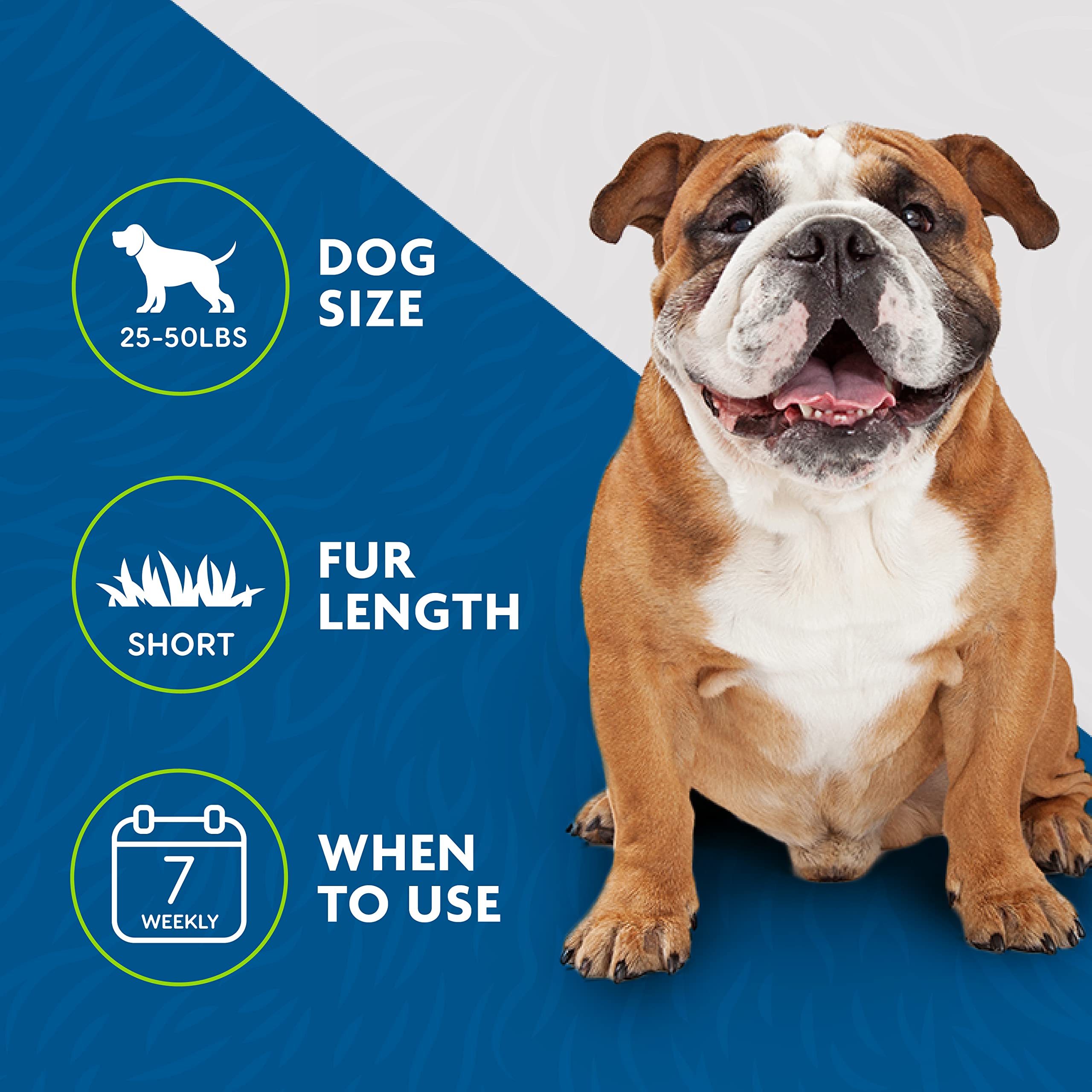 FURminator medium size tool designed for dogs 25 to 50 pounds