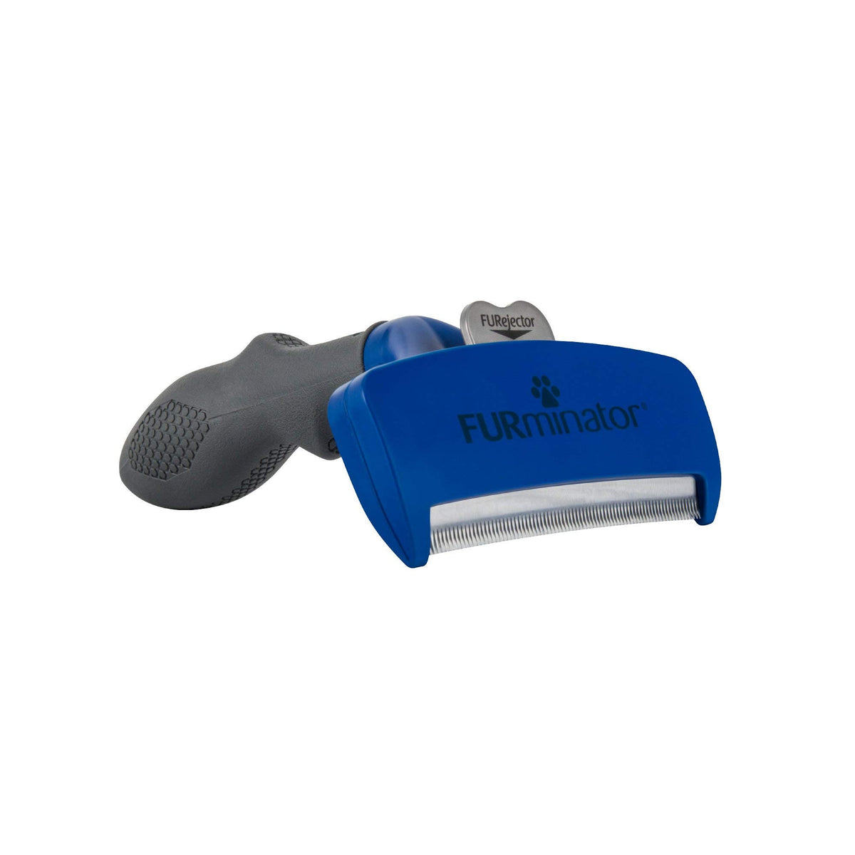 FURminator undercoat deshedding tool in action removing loose hair during grooming