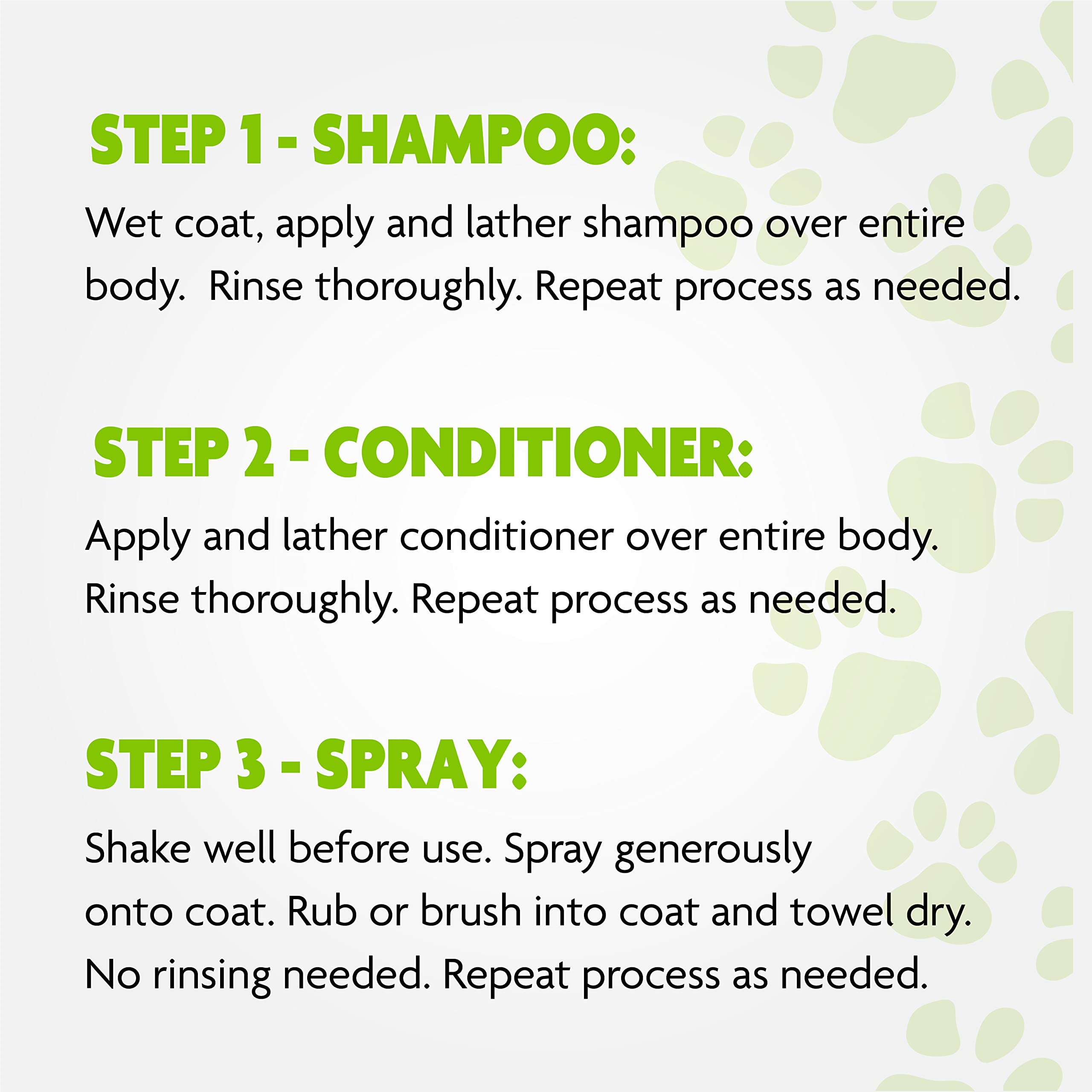 FURminator waterless spray mist covers the coat for quick shedding control