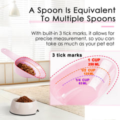 FURMYLOVE dog food scoop is dishwasher-safe for easy cleanup