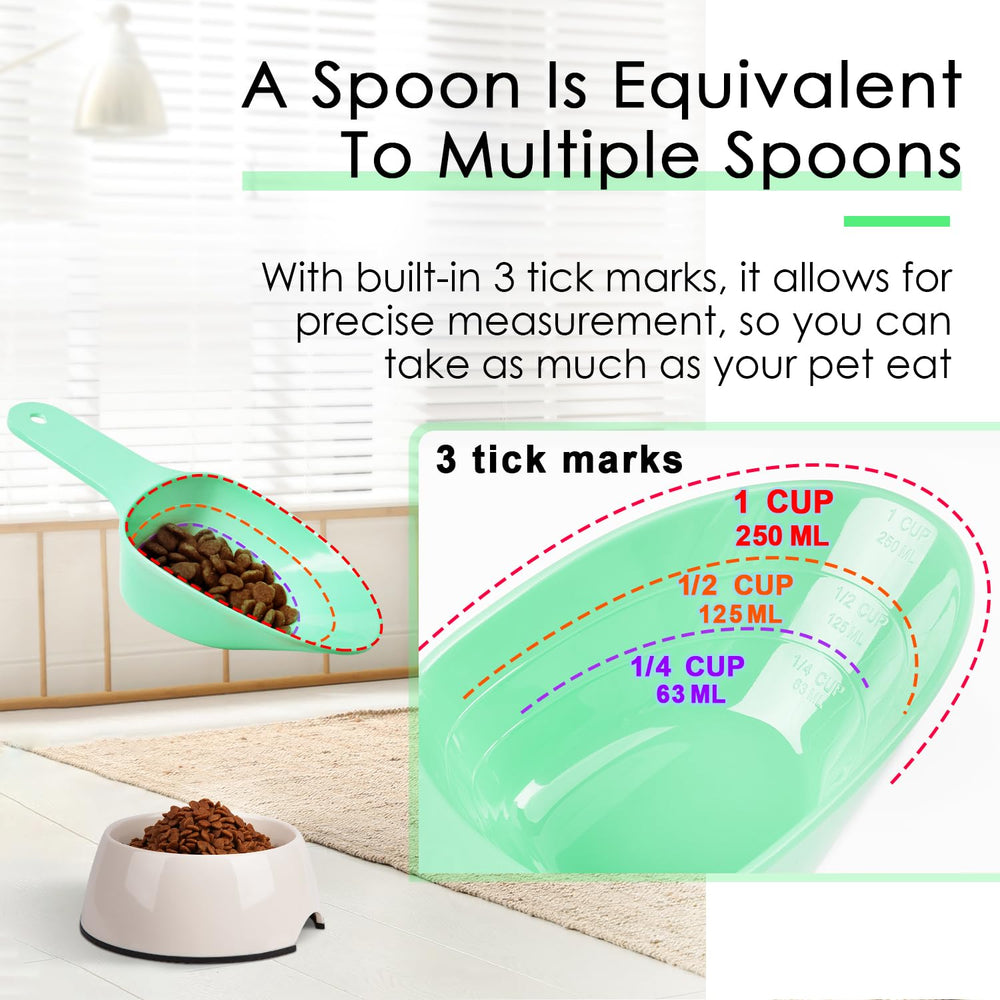 FURMYLOVE green scoop with hanging hole keeps kitchen tidy