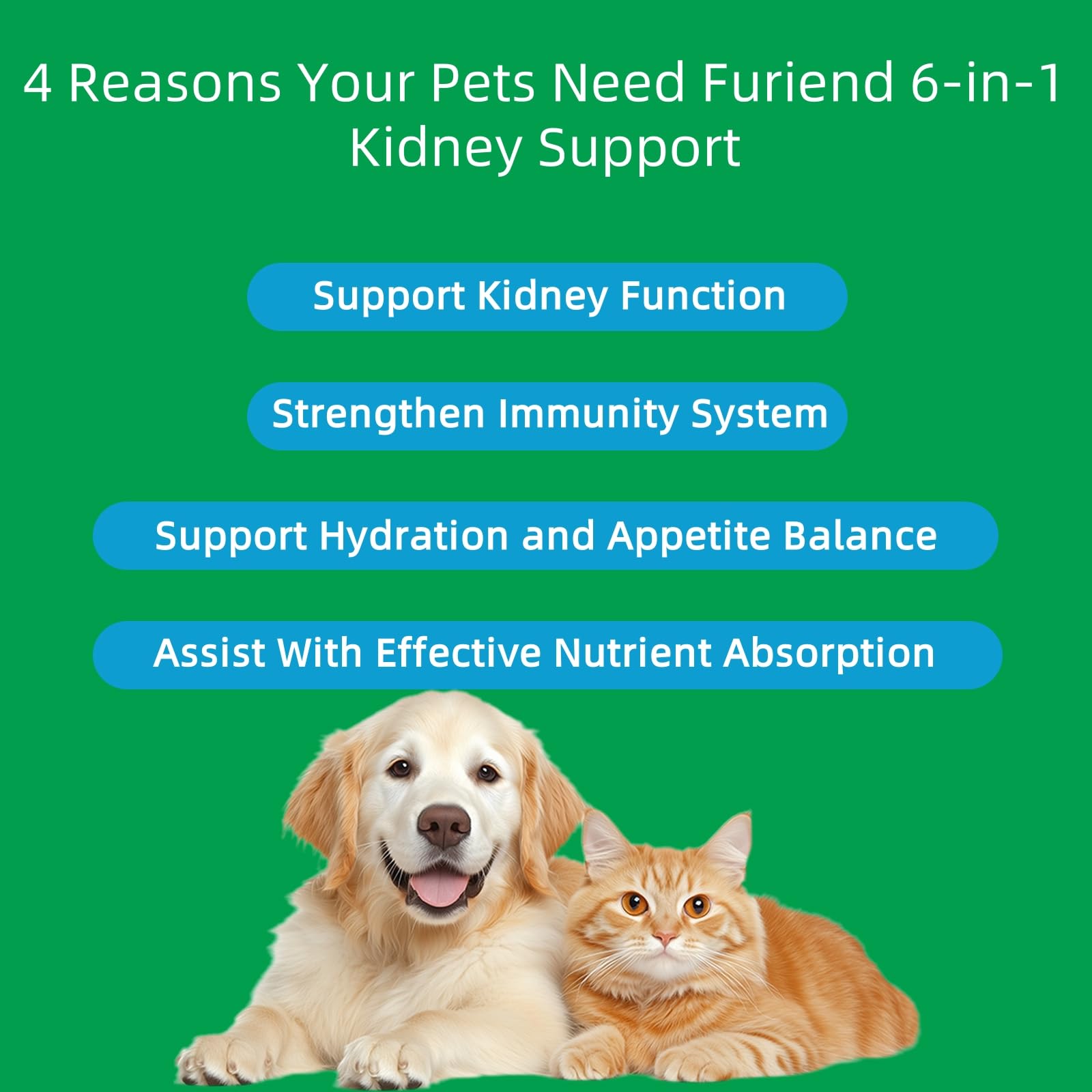FURIEND herbal-blend pet nutrition image highlighting soothing supportive care.