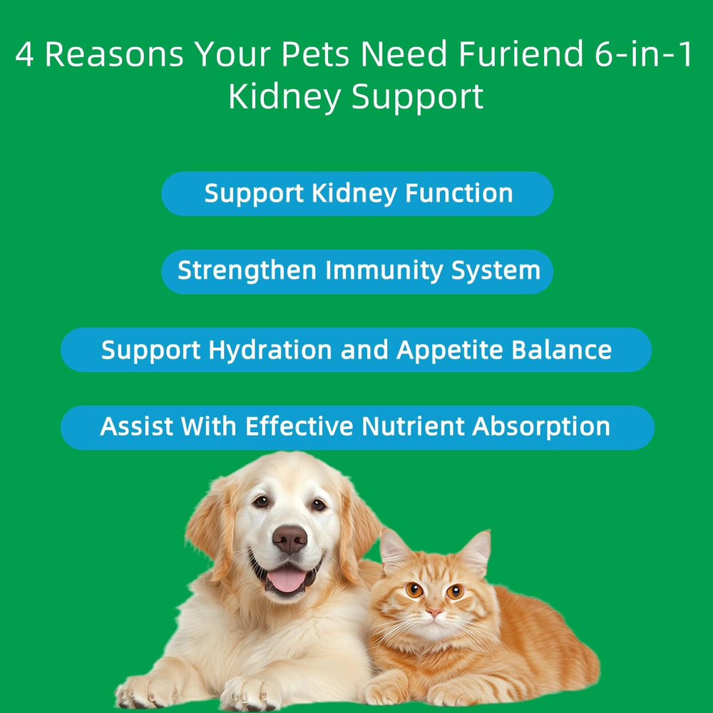 FURIEND herbal-blend pet nutrition image highlighting soothing supportive care.