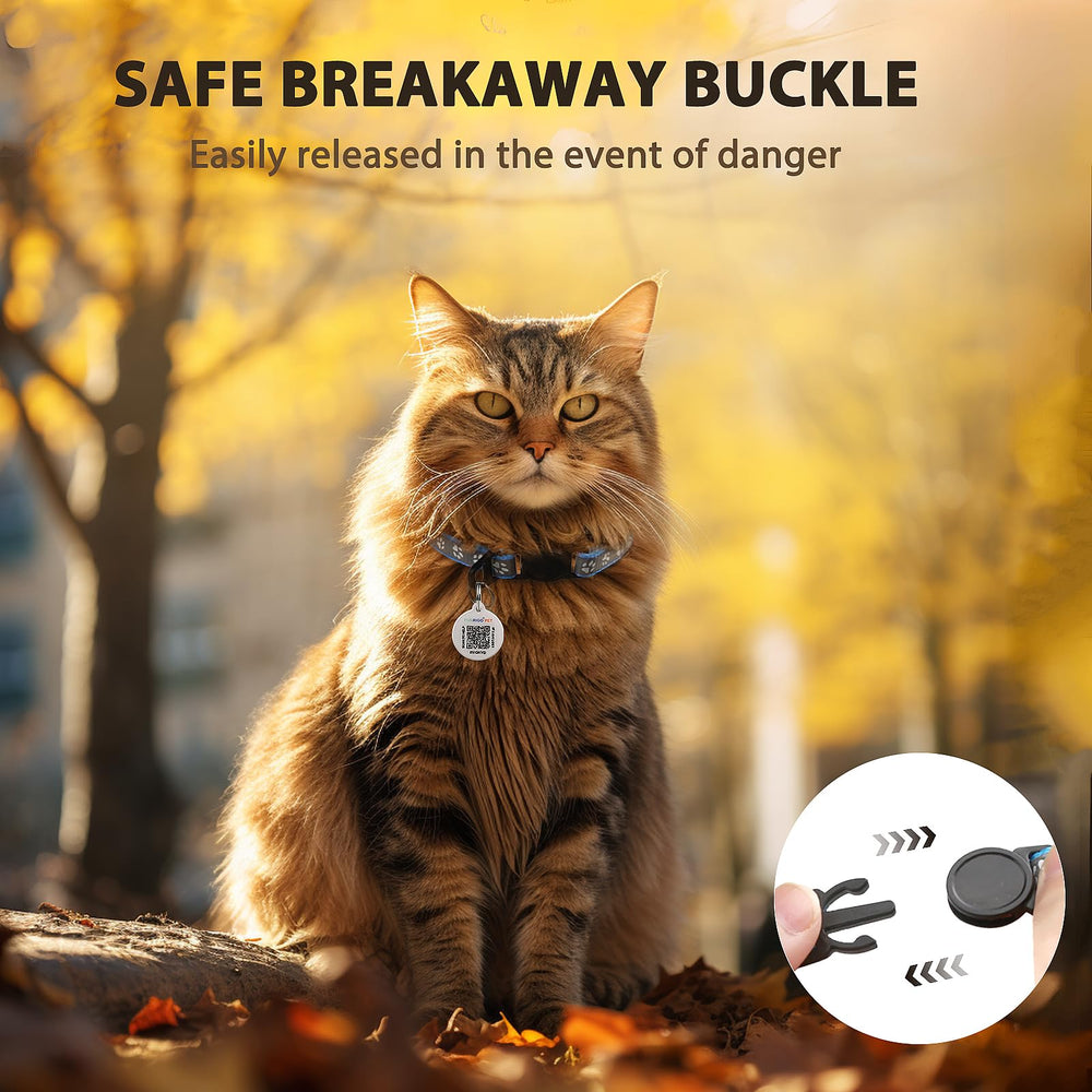 Furrigo cat-id-tag-qr-digital-profile provides contactless rescue info.