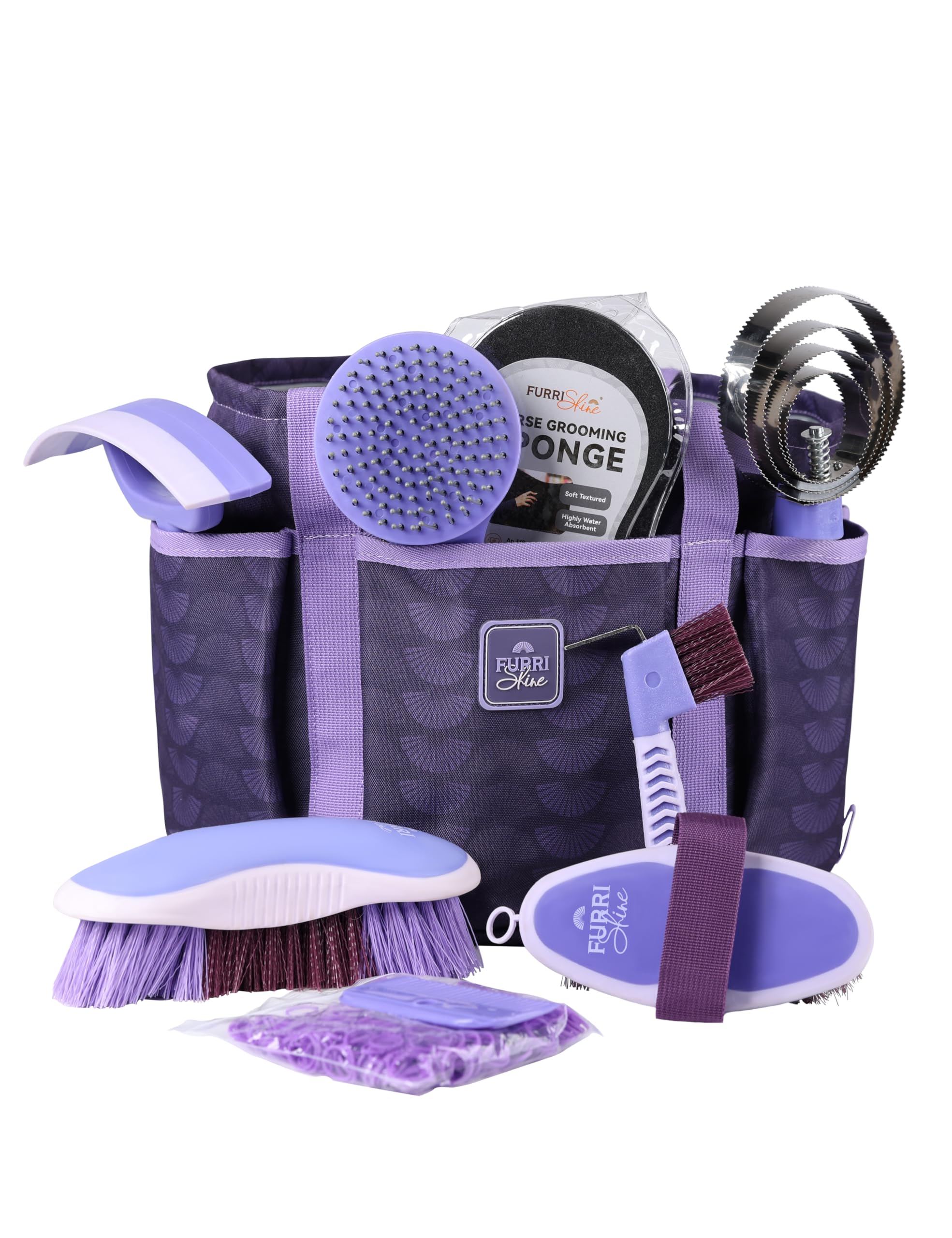Furrishine grooming kit dandy brush for thorough but gentle coat grooming and detangling