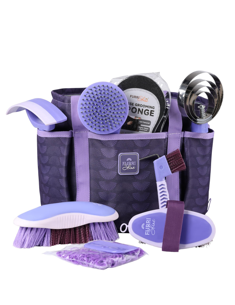 Furrishine grooming kit dandy brush for thorough but gentle coat grooming and detangling