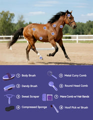 Furrishine sweat scraper ideal for fast drying after rides