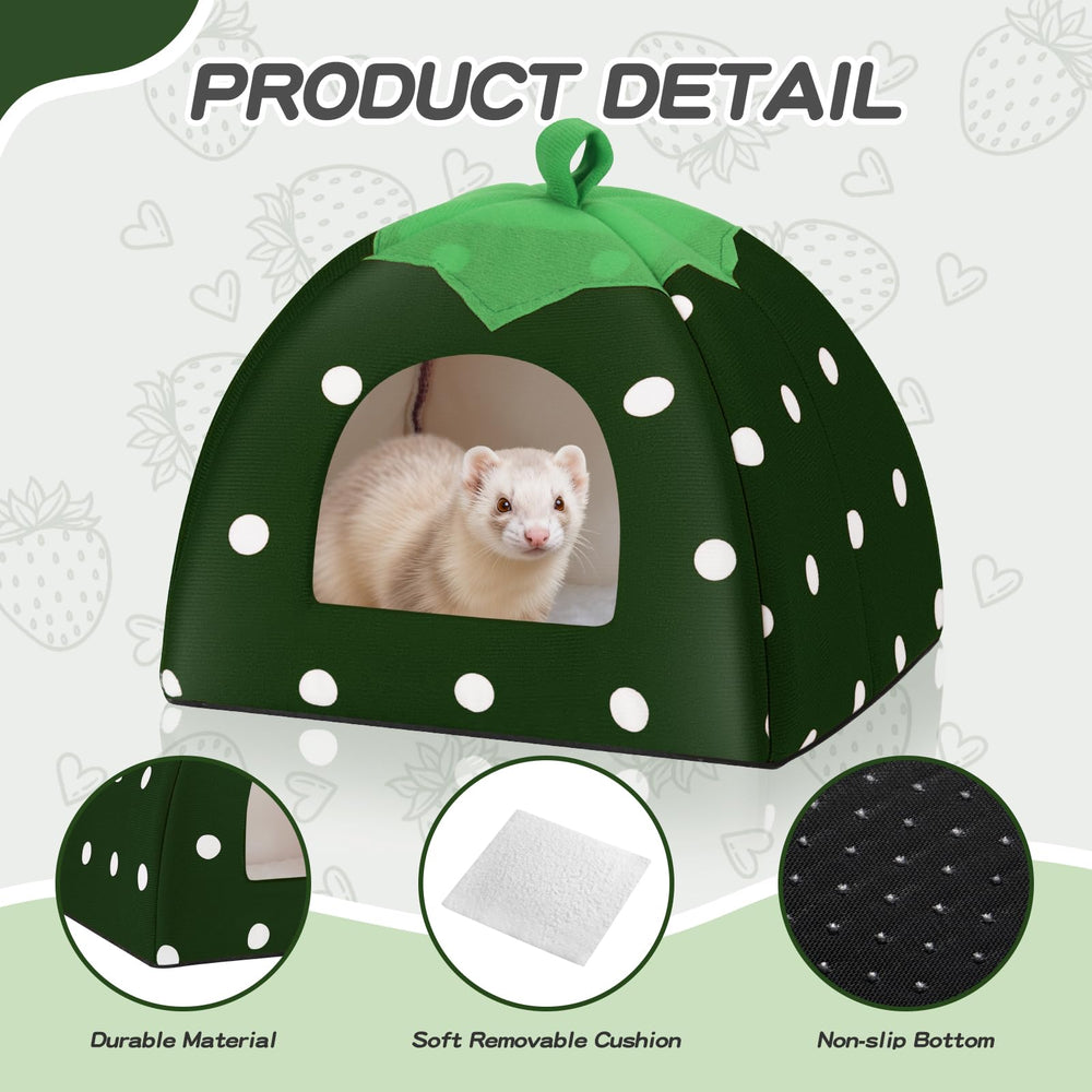FurrTales hideout dimensions image showing perfect small-pet size
