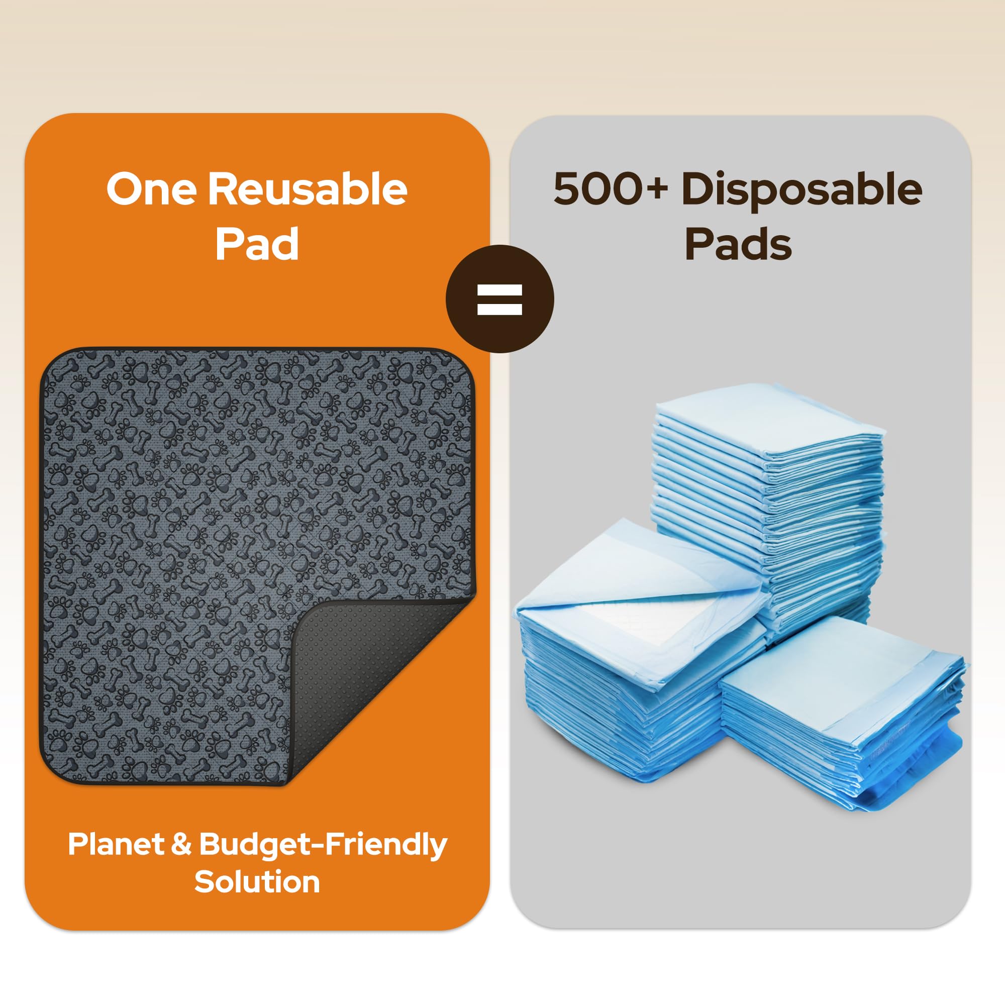 Furry Frolics multi-use pads simplify cleanup in crates, playpens, or homes.