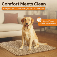 Furry Frolics 48x48 whelping mat sized for full coverage during travel or crates.