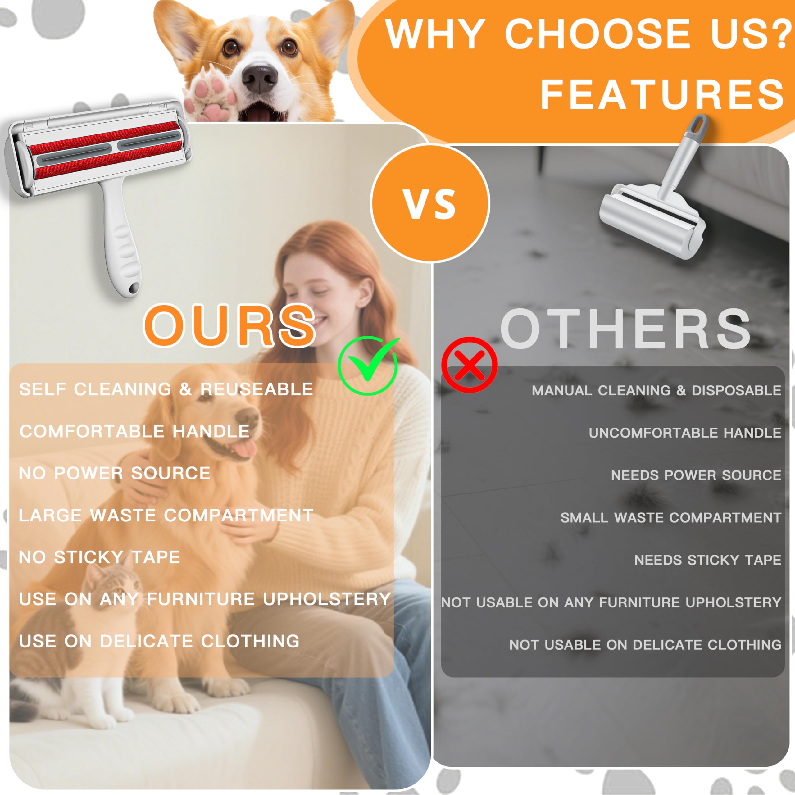Furry Fun no sticky-sheets design reduces waste and costs