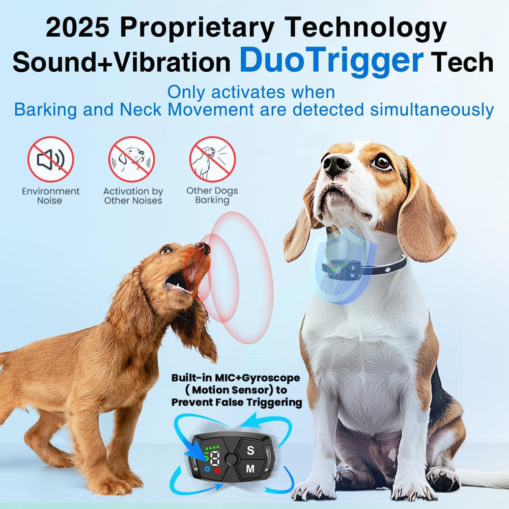 Furryastro bark collar AI chip detects barking and movement accurately
