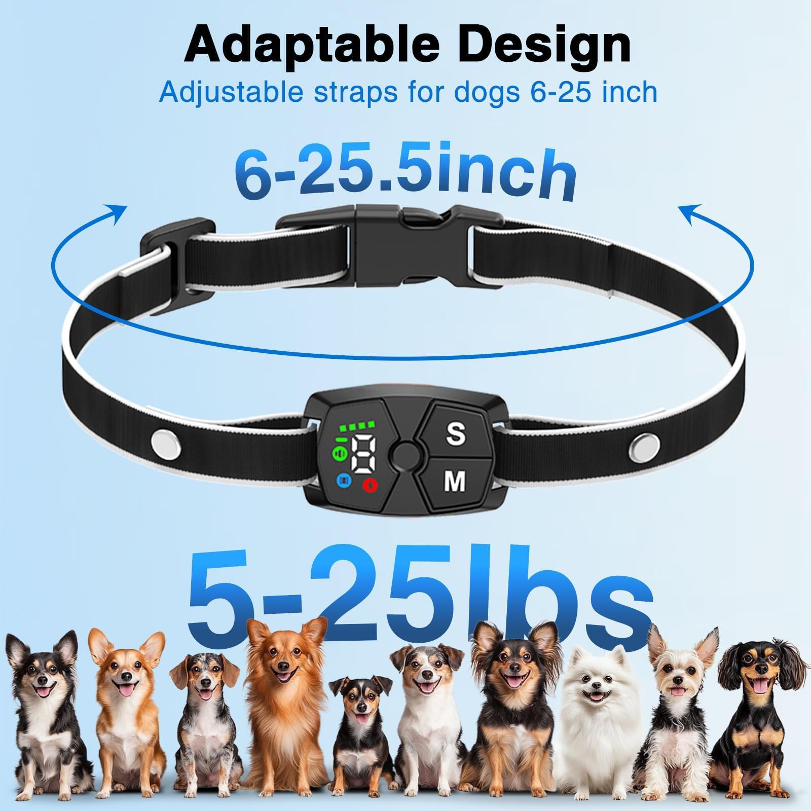 Furryastro bark collar long battery life supports extended sessions outdoors