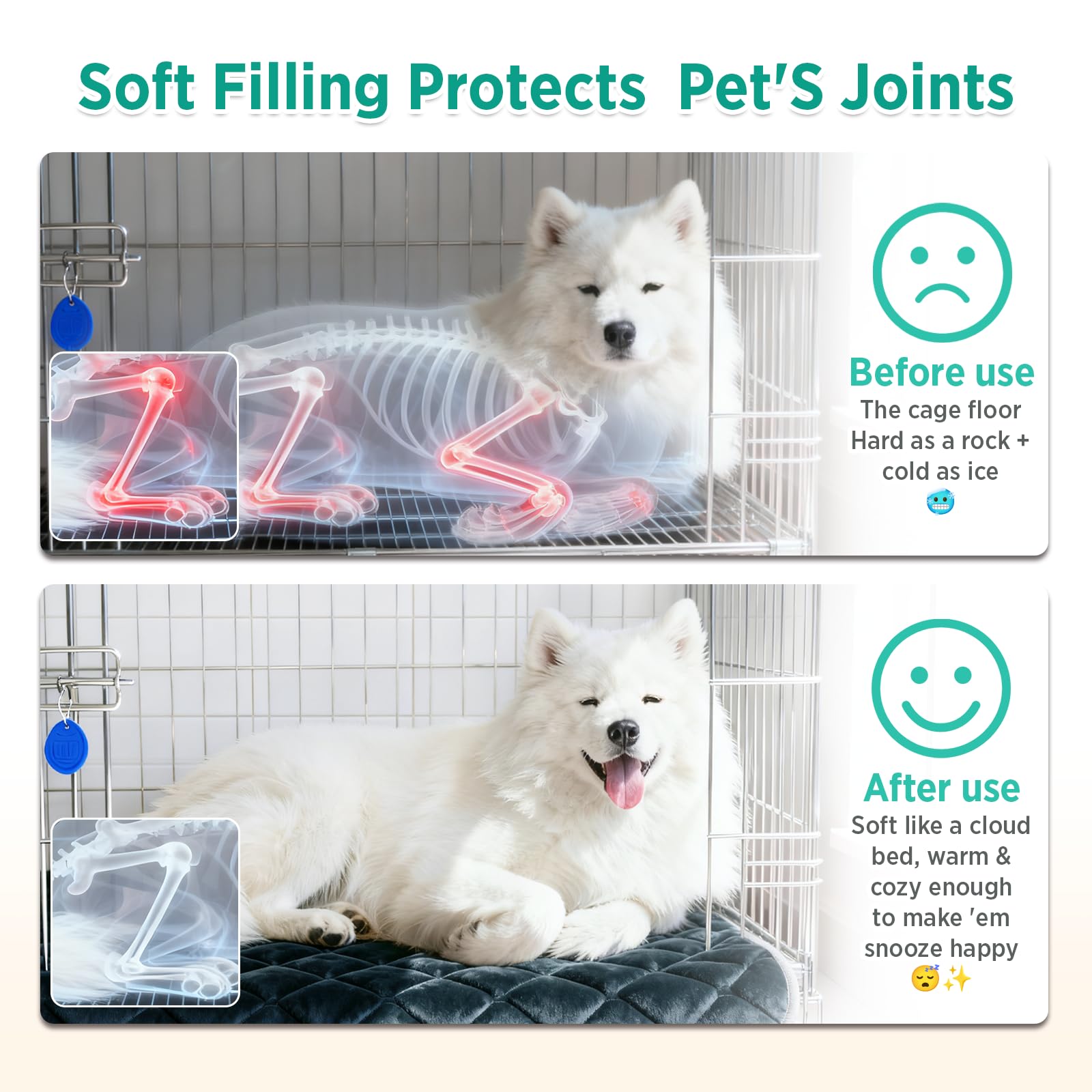 Furrybaby dog bed mat machine washable for simple cleaning