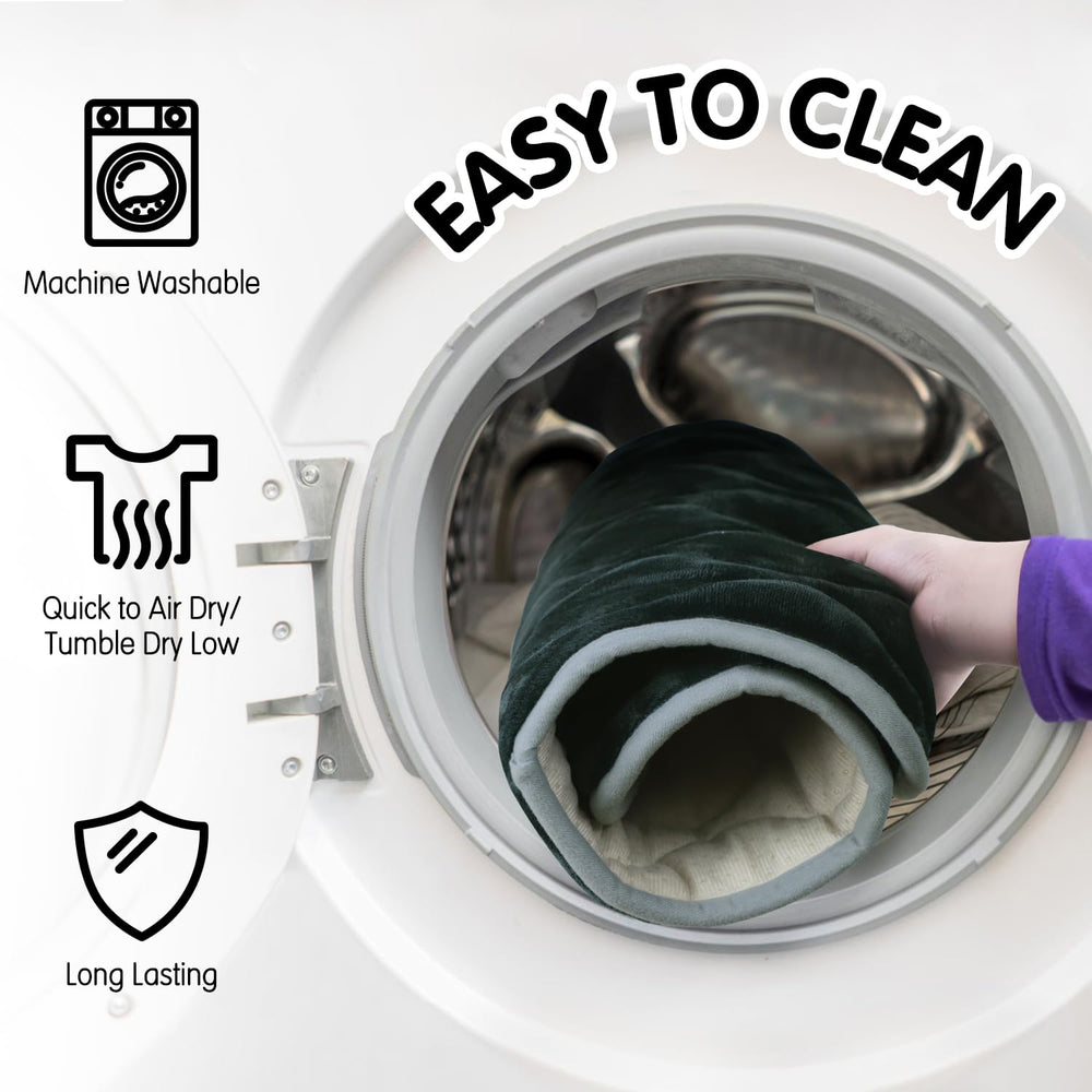FurryBaby machine-washable dog bed mat simplifies cleaning after messes.