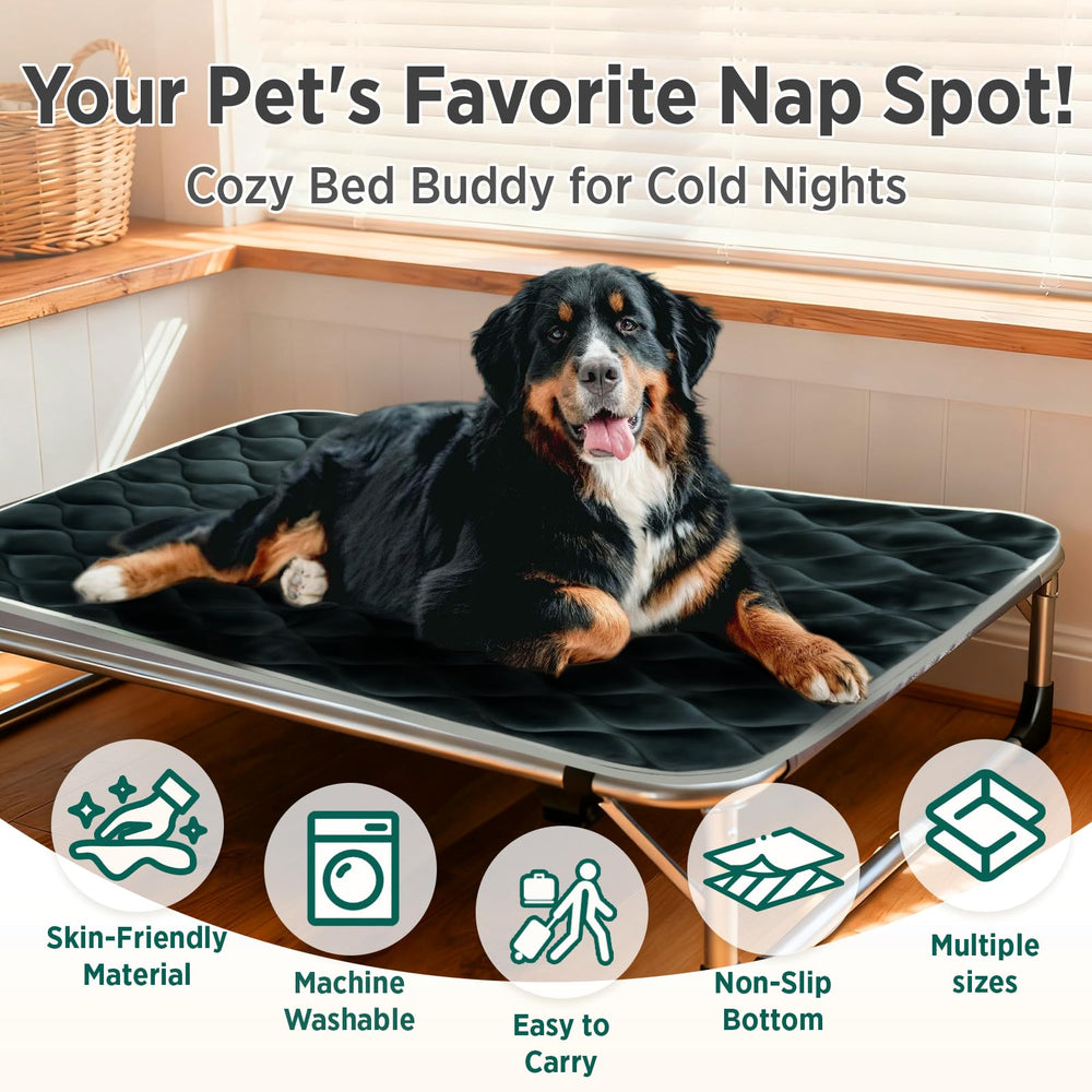 Furrybaby dog bed mat soft fleece with 2 cm padding for cozy naps