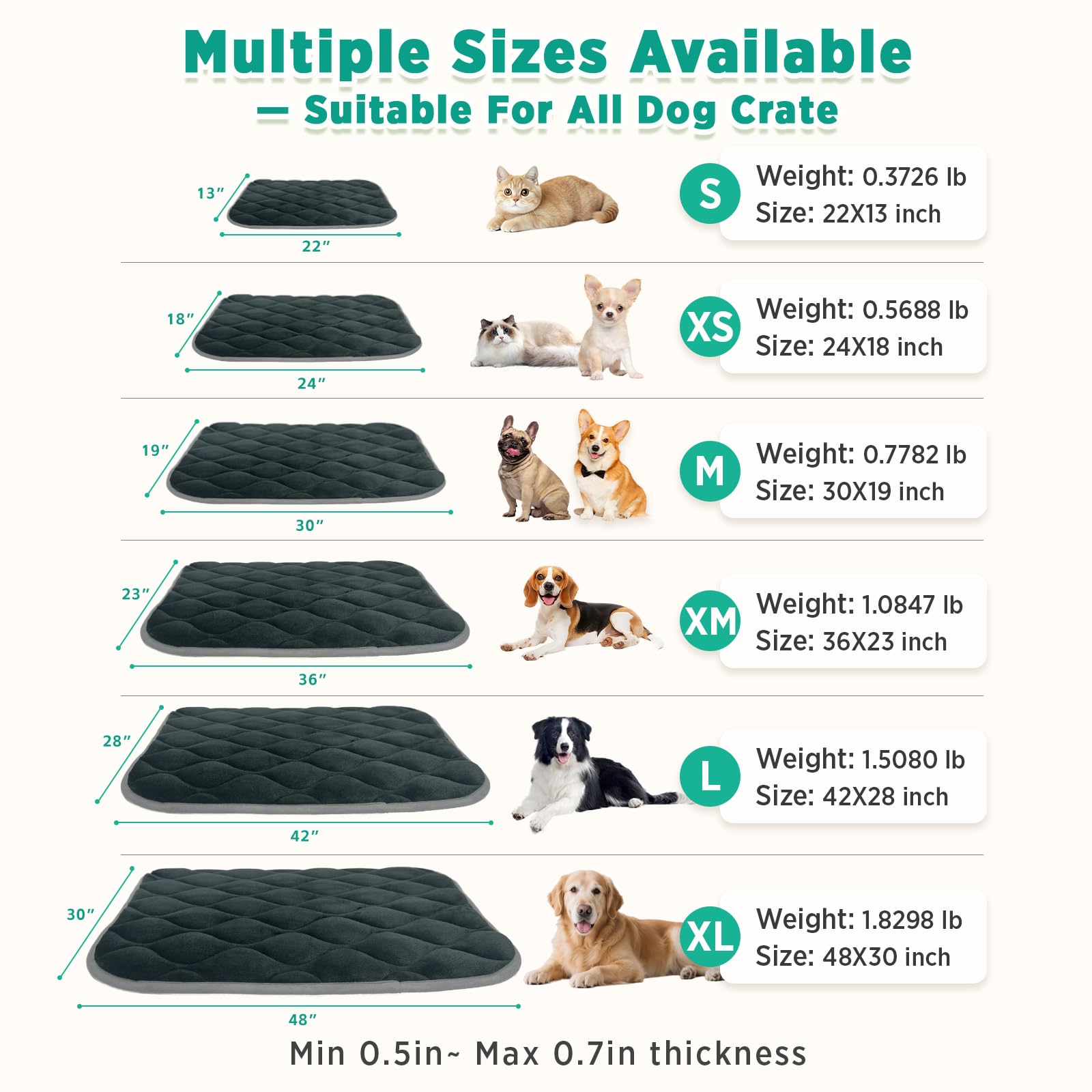 Furrybaby dog bed mat travel foldable for easy packing