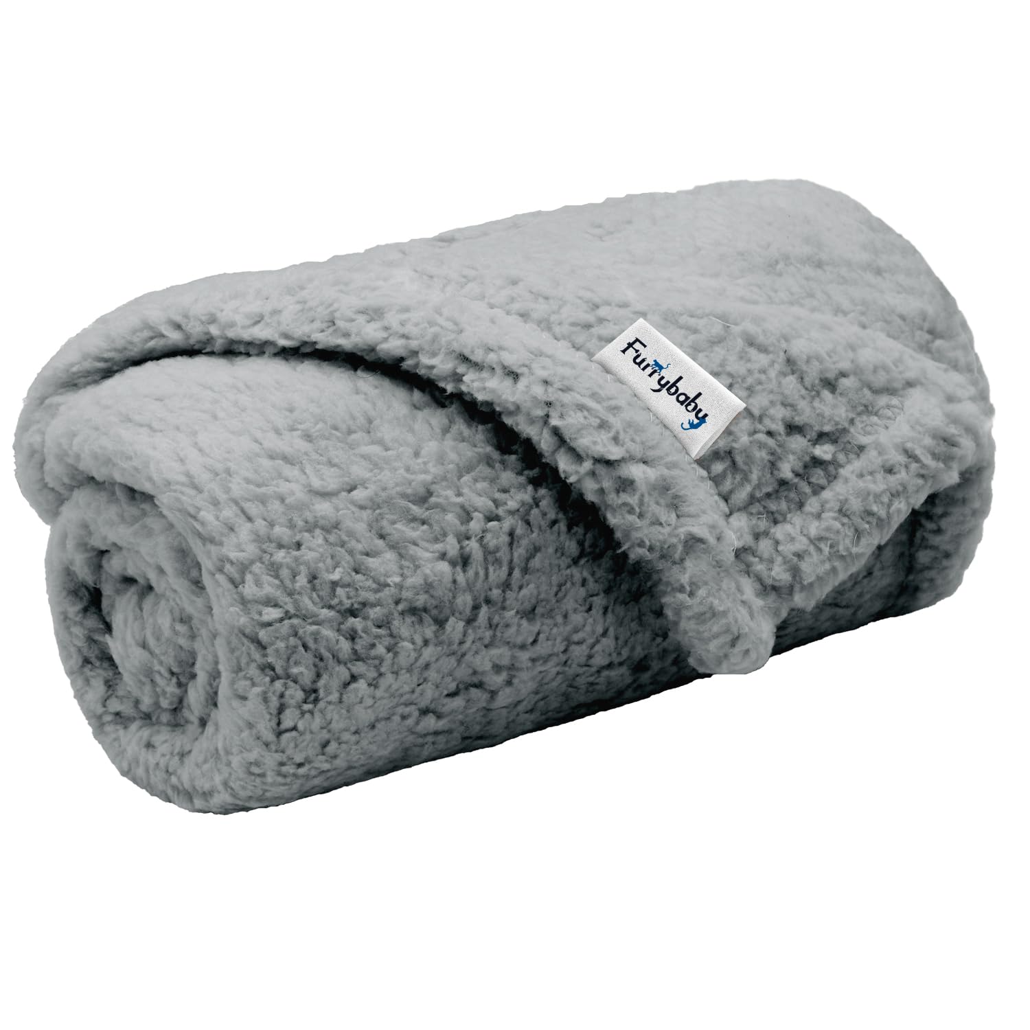 Furrybaby dog blanket for small dogs 24x32 on couch provides cozy warmth.