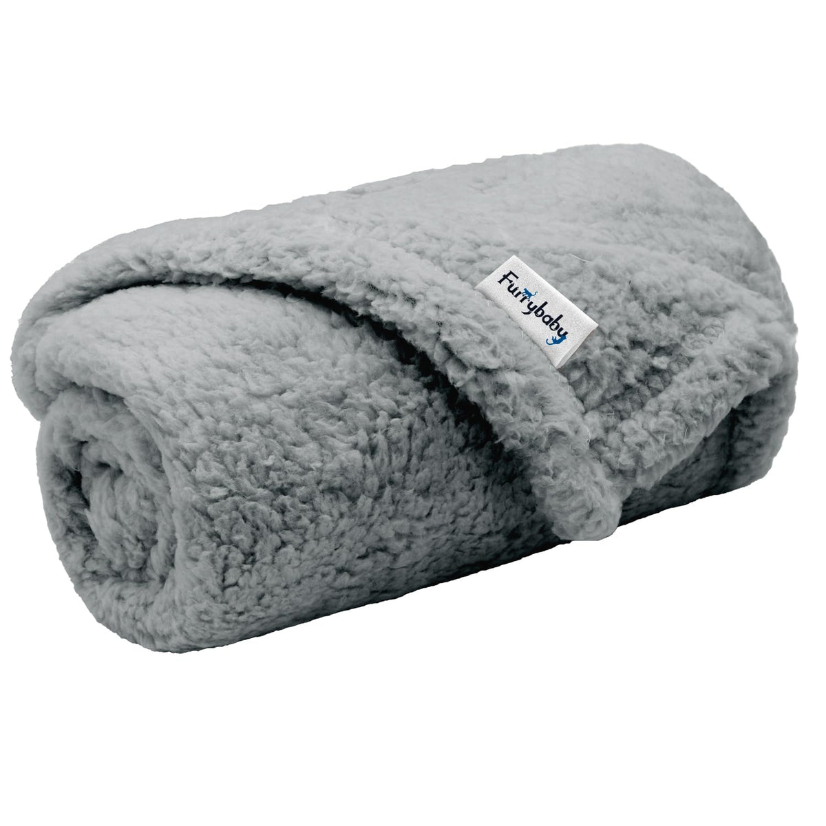 Furrybaby dog blanket for small dogs 24x32 on couch provides cozy warmth.