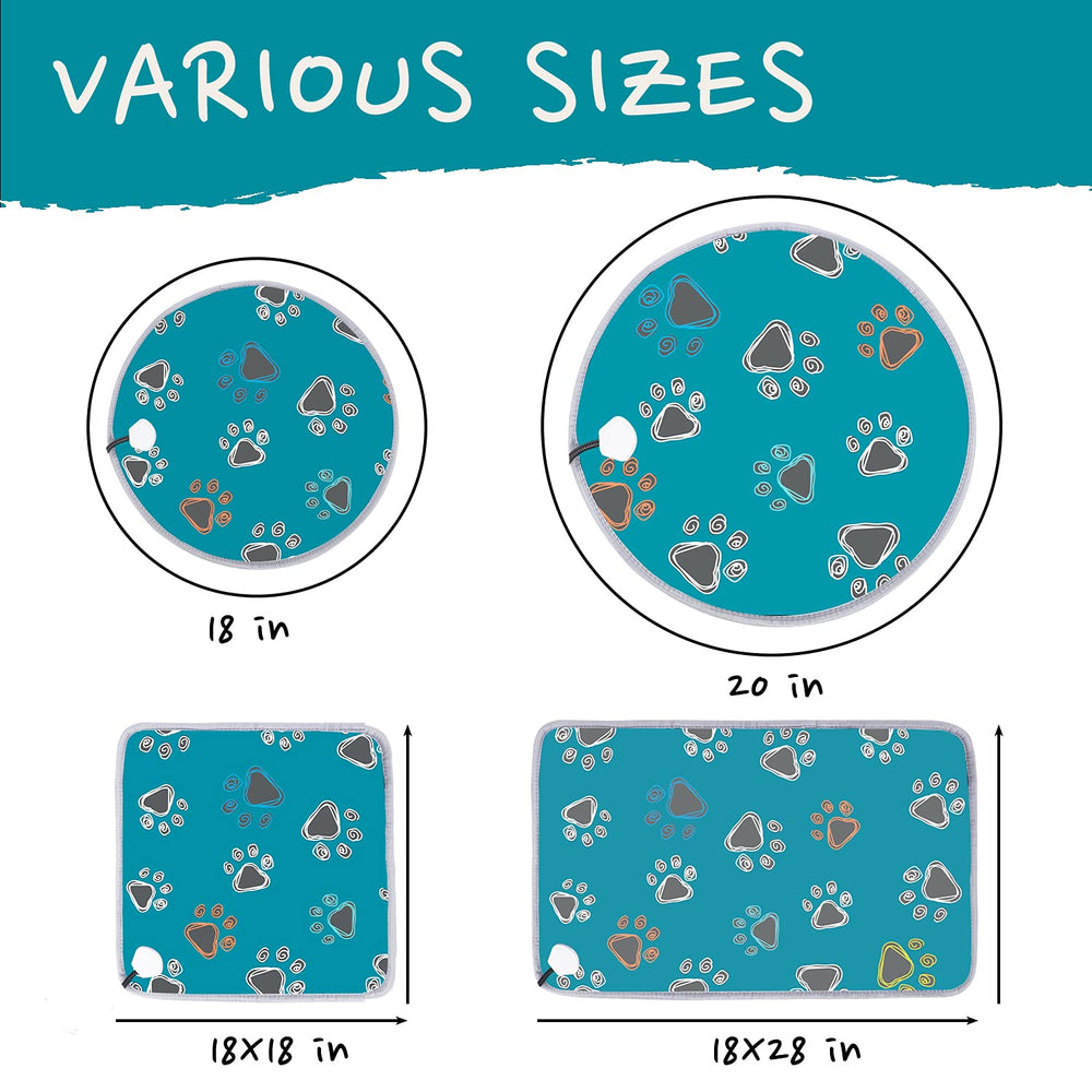Furrybaby pad uses a chew-resistant steel cord to prevent bites.