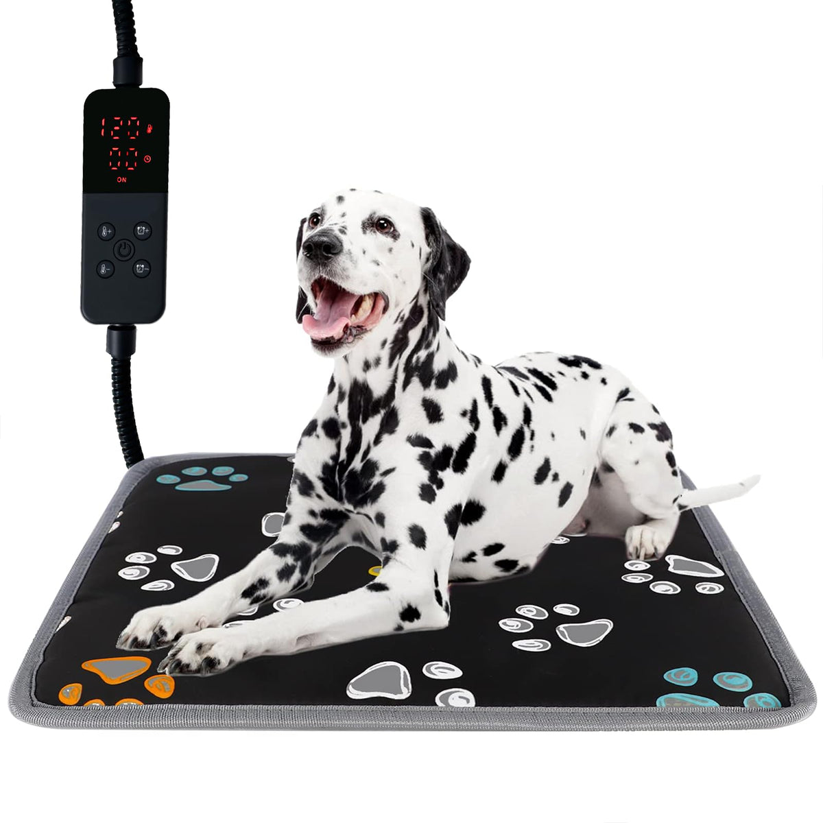 furrybaby pet heating pad closeup thermostat-control for cozy warmth and adjustable comfort
