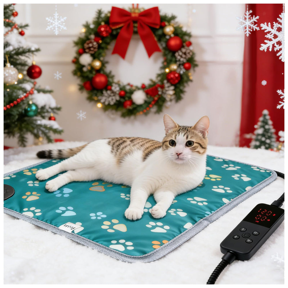 Furrybaby heating pad features a built-in overheat sensor for safety.