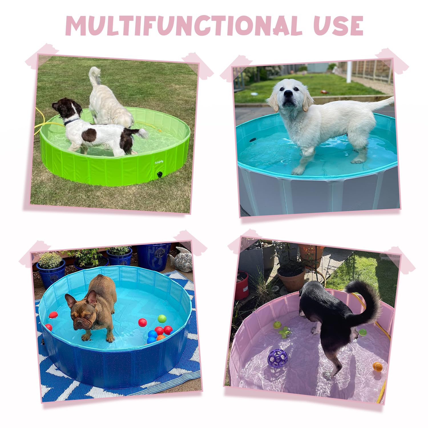 Furrybaby pool anti-skid wear-resistant surface reduces slips