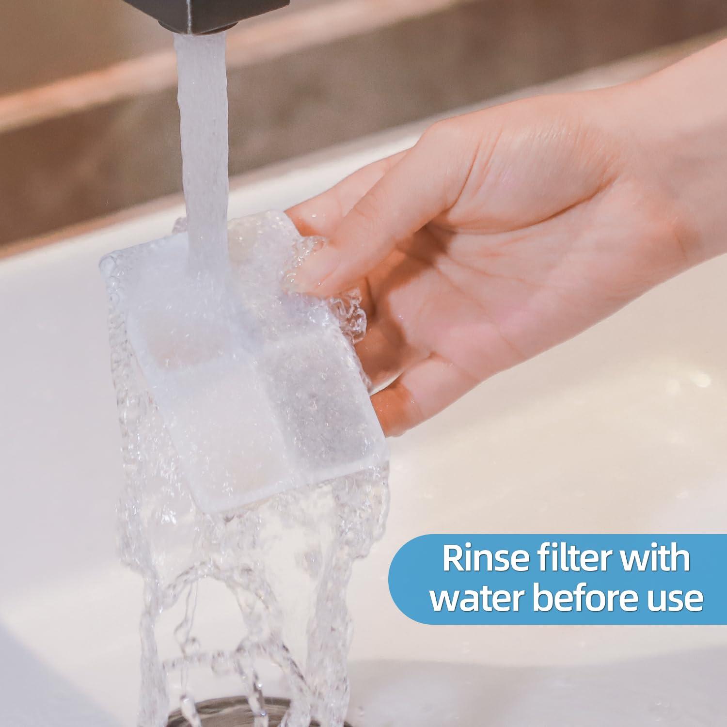 Furrybaby pre-filter sponges included with carbon filters.